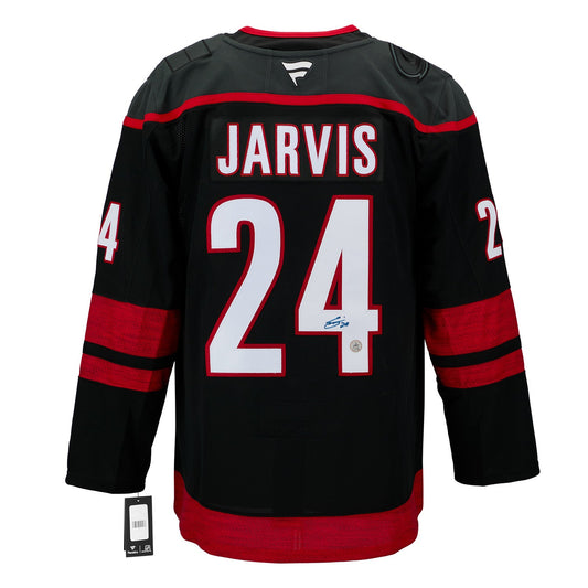Seth Jarvis Carolina Hurricanes Signed 2026 Stanley Cup Fanatics Jersey product image 1, provided for visual reference and