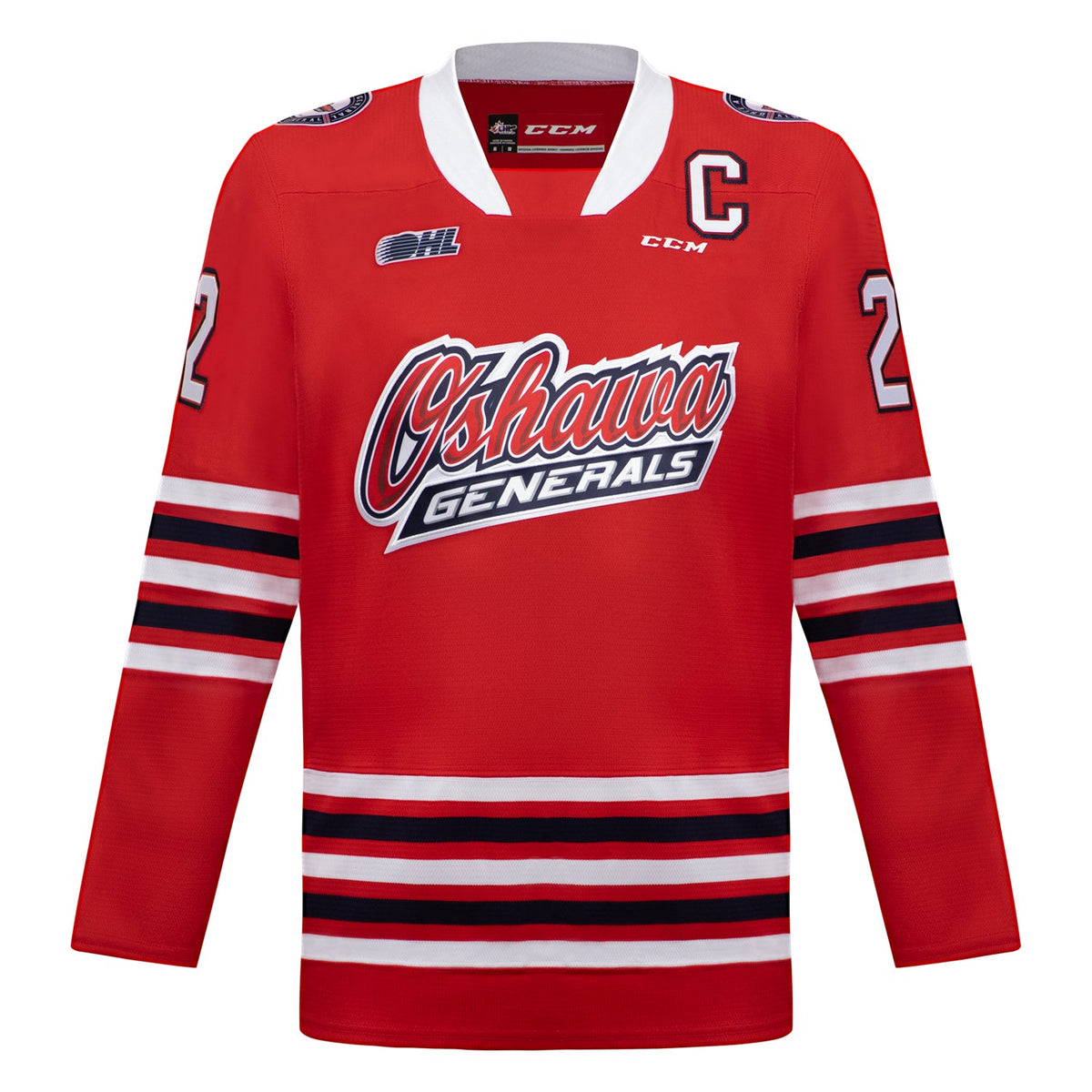 Boone Jenner Autographed Oshawa Generals CCM CHL Jersey product image 2, provided for visual reference and product detail