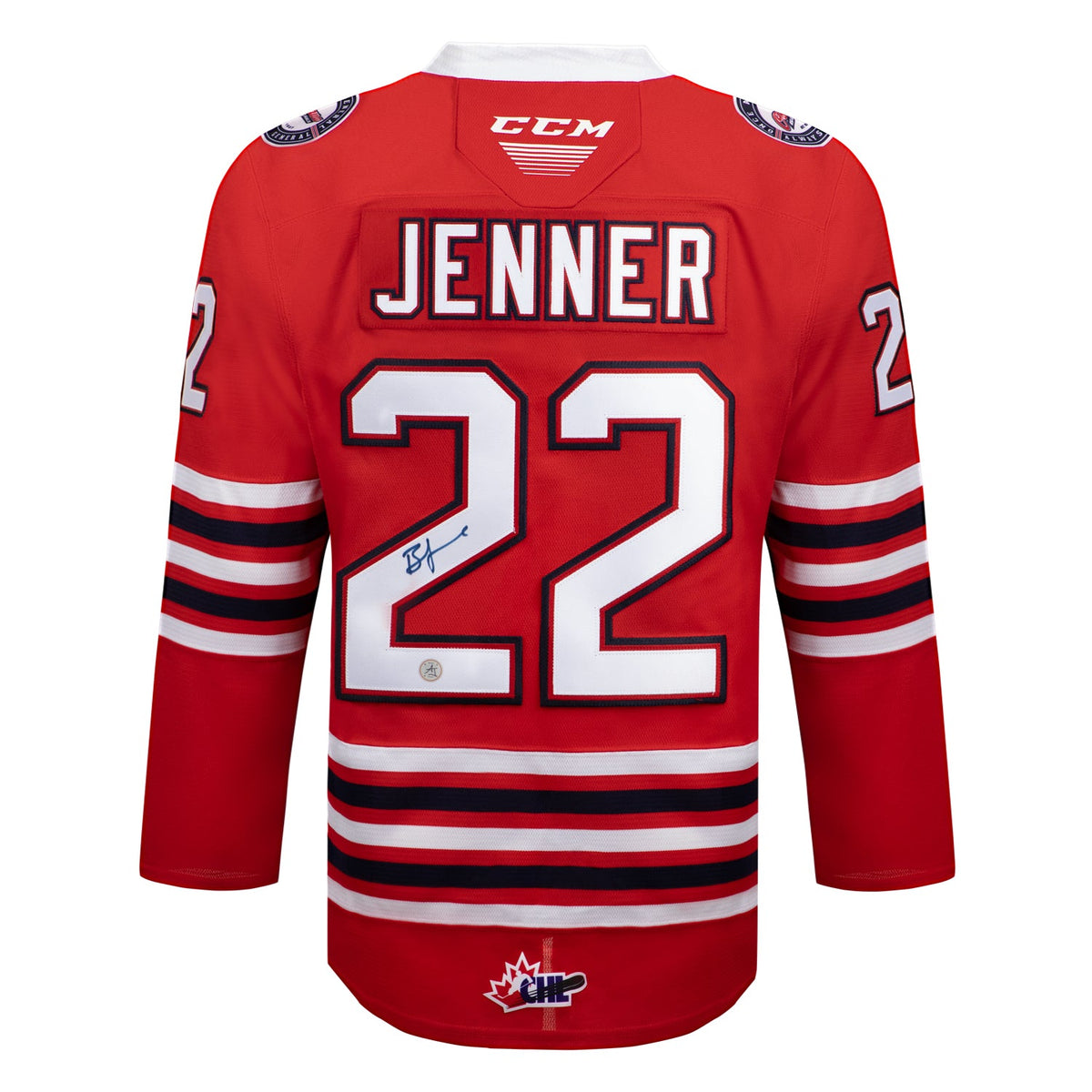 Boone Jenner Autographed Oshawa Generals CCM CHL Jersey product image 1, provided for visual reference and product detail