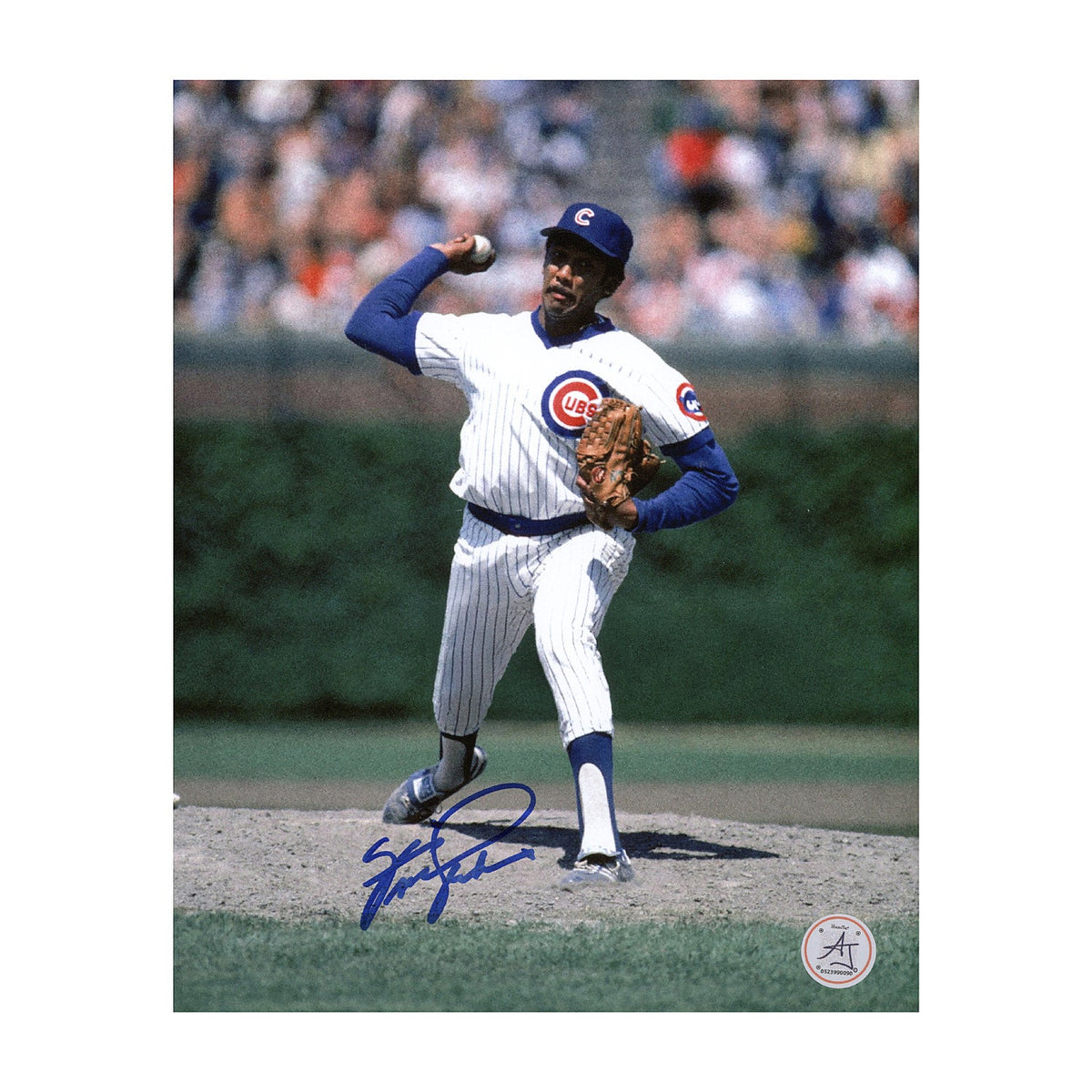 Fergie Jenkins Autographed Chicago Cubs Pitching 8x10 Photo product image 1, provided for visual reference and product