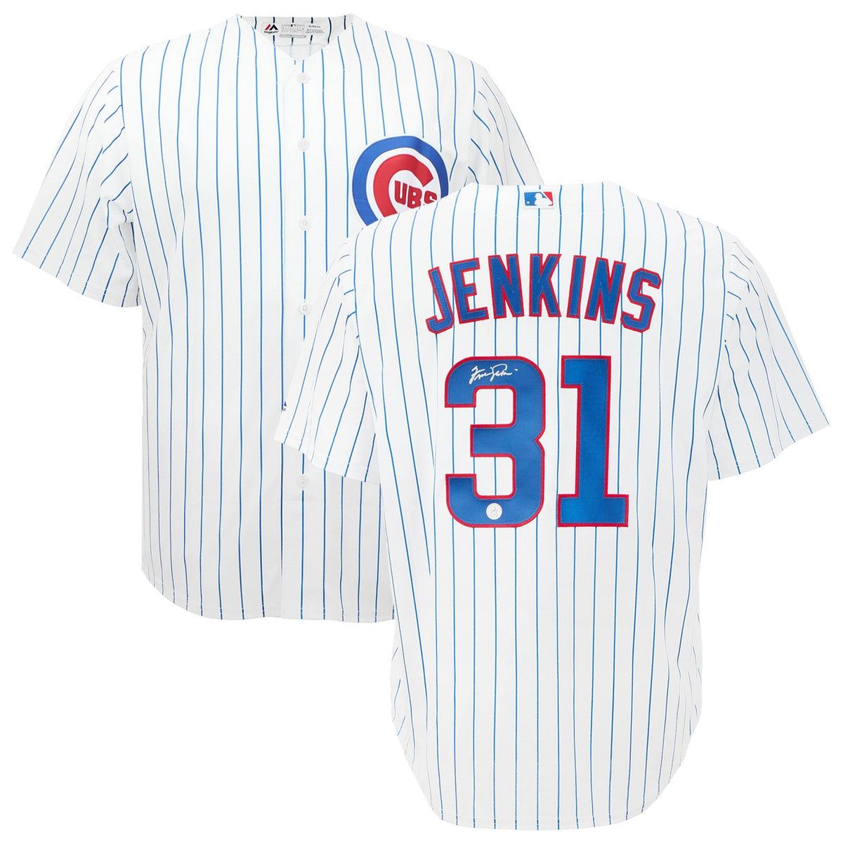 Fergie Jenkins Autographed Chicago Cubs White Majestic Jersey product image 3, provided for visual reference and product