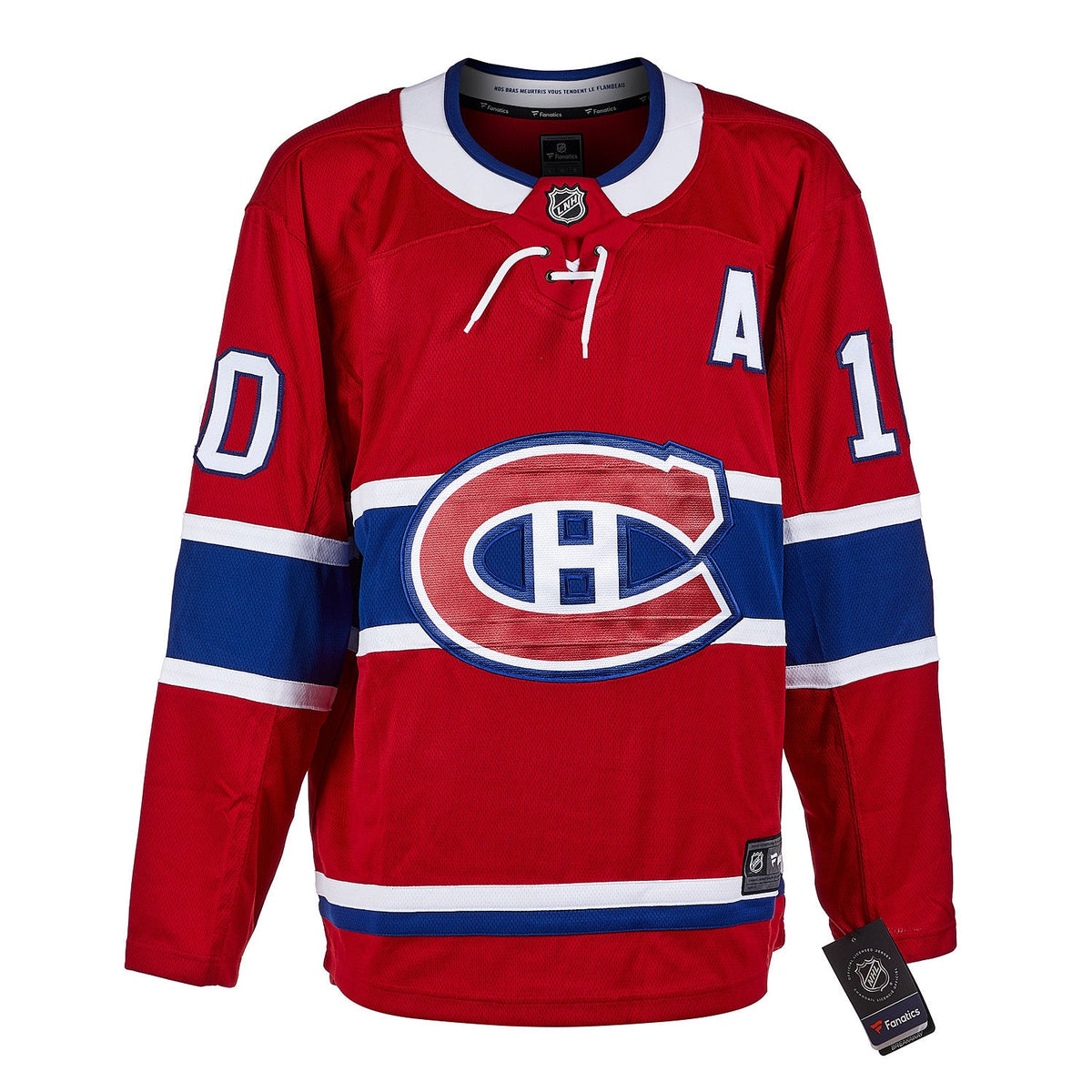 Tom Johnson Autographed Montreal Canadiens Fanatics Breakaway Jersey product image 2, provided for visual reference and