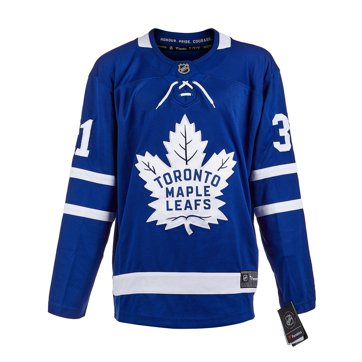 Curtis Joseph Autographed Toronto Maple Leafs Fanatics Breakaway Jersey product image 2, provided for visual reference and