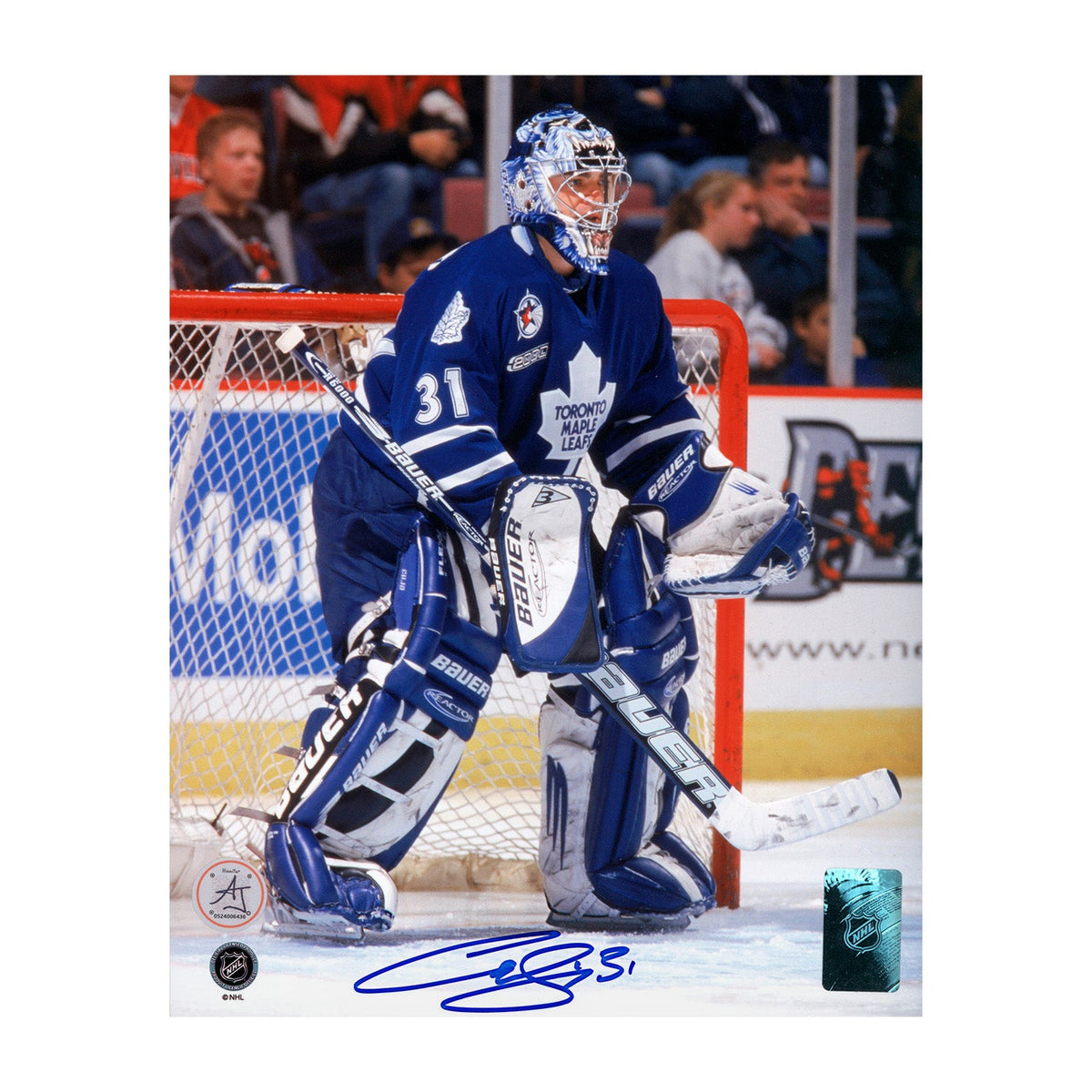 Curtis Joseph Autographed Toronto Maple Leafs Goalie 8x10 Photo product image 1, provided for visual reference and product