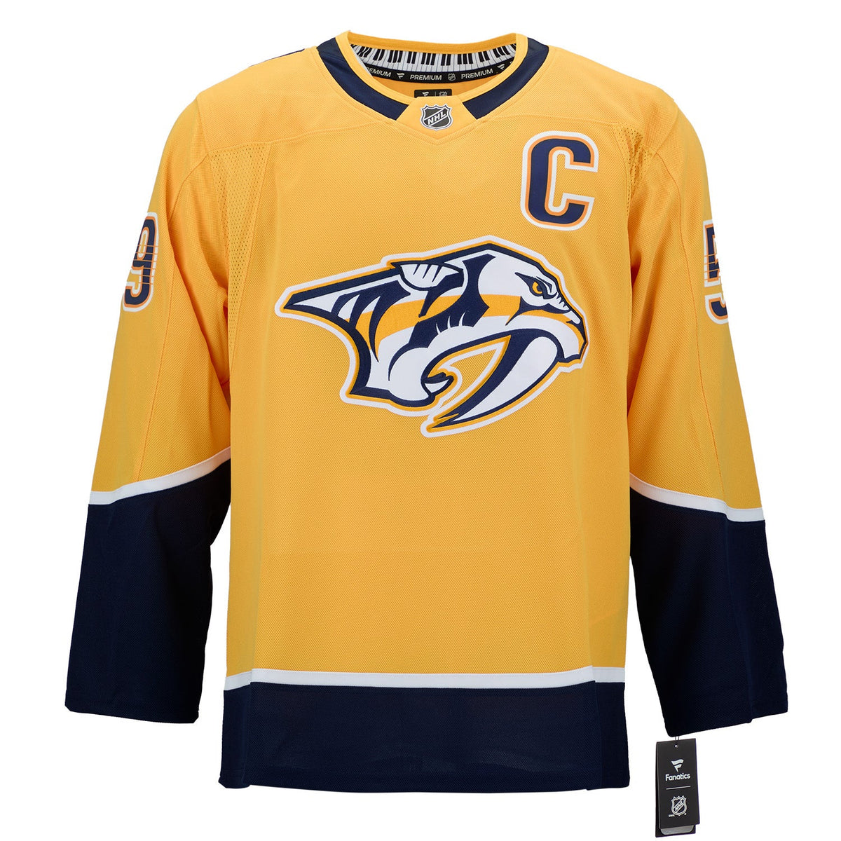 Roman Josi Autographed Nashville Predators Fanatics Premium Jersey product image 2, provided for visual reference and