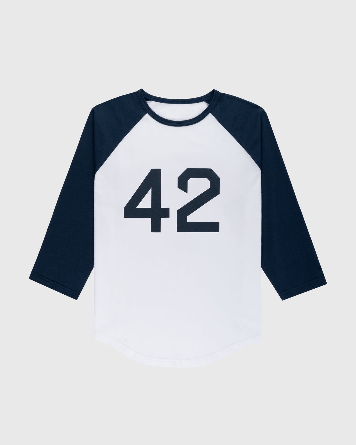 Jackie Robinson '42' Vintage Baseball T-Shirt product image 1, provided for visual reference and product detail review
