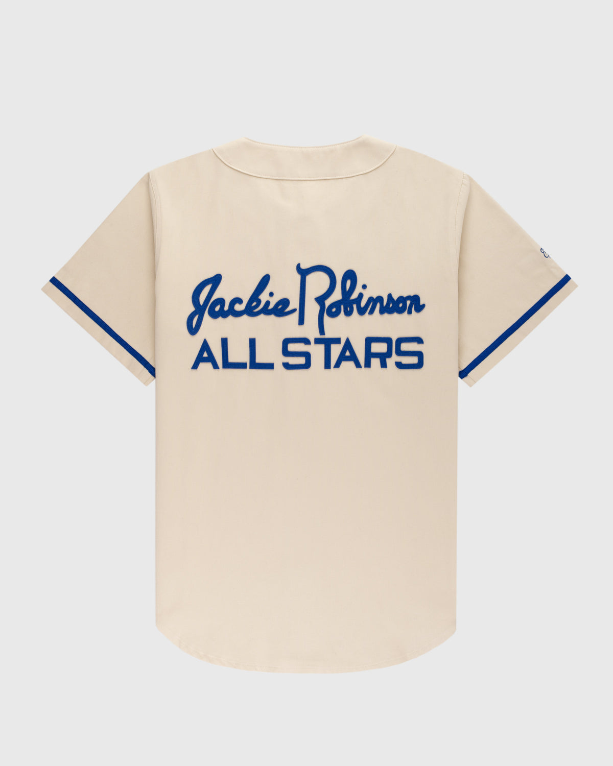 Jackie Robinson Cotton Twill Baseball Jersey product image 2, provided for visual reference and product detail review