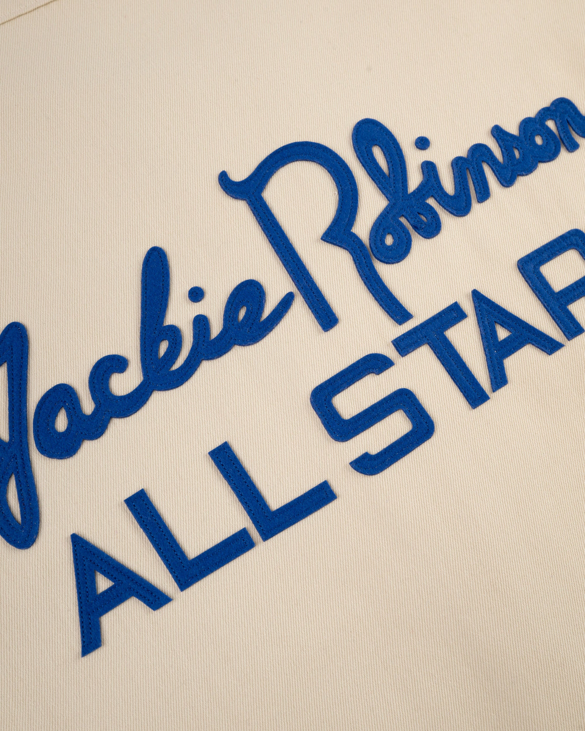 Jackie Robinson Cotton Twill Baseball Jersey product image 4, provided for visual reference and product detail review