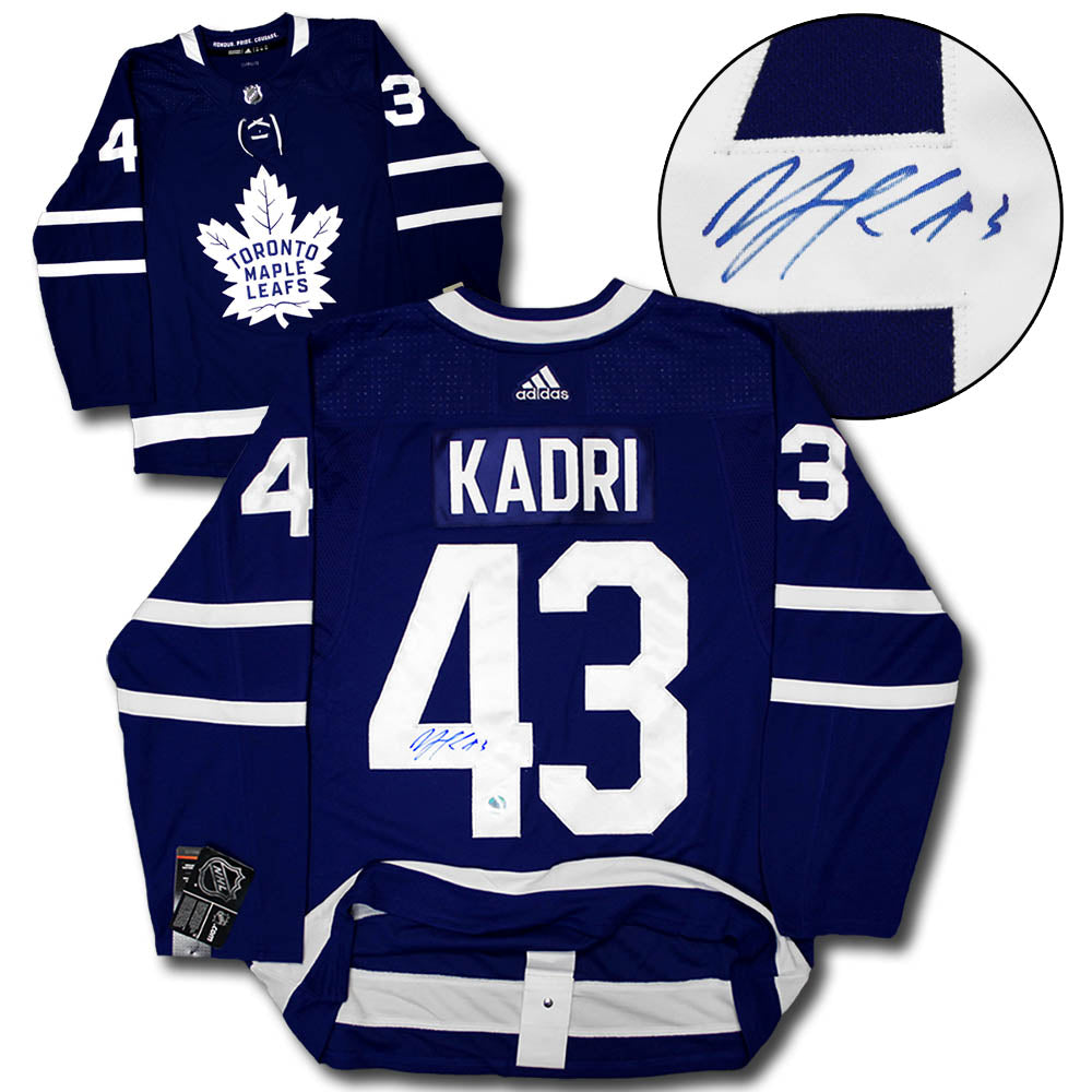 Nazem Kadri Autographed Toronto Maple Leafs adidas Jersey product image 1, provided for visual reference and product detail