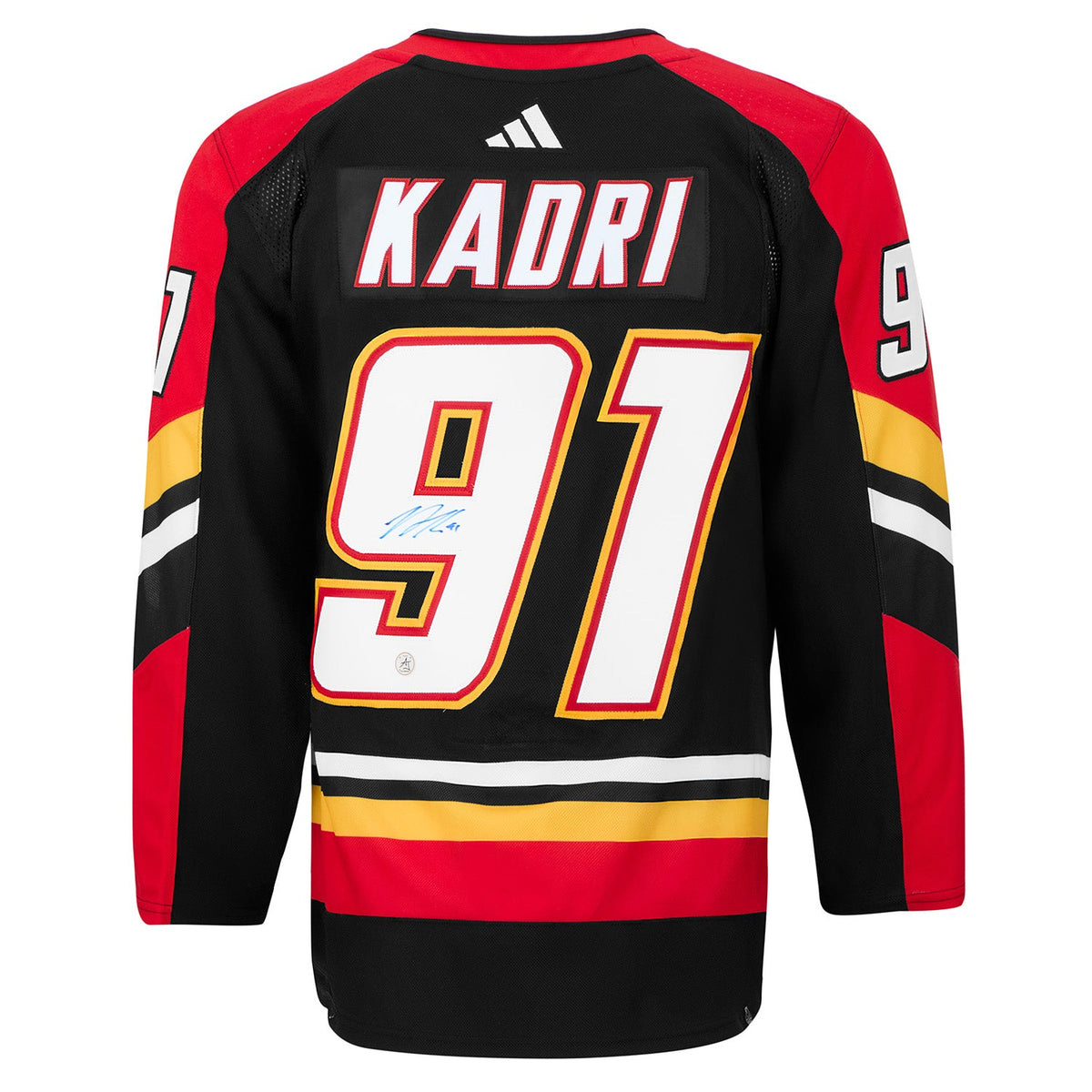 Nazem Kadri Autographed Calgary Flames Reverse Retro 2.0 adidas Jersey product image 1, provided for visual reference and
