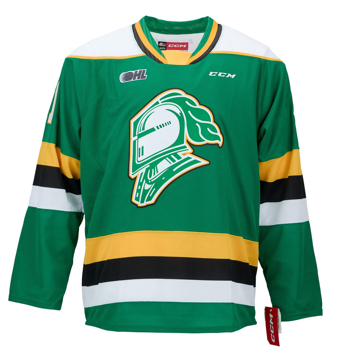 Nazem Kadri Autographed London Knights Replica CCM Hockey Jersey product image 2, provided for visual reference and product