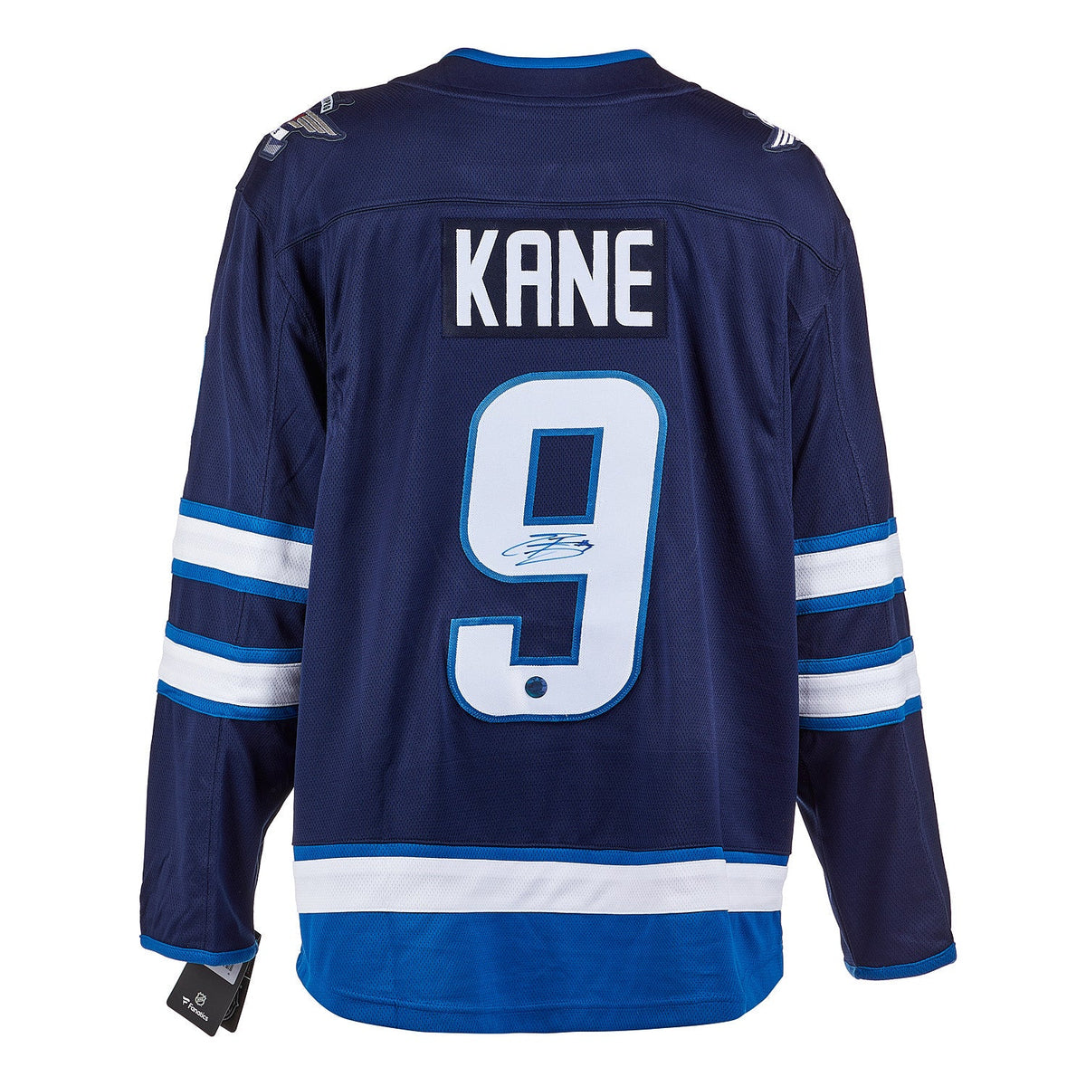 Evander Kane Autographed Winnipeg Jets Fanatics Breakaway Jersey product image 1, provided for visual reference and product