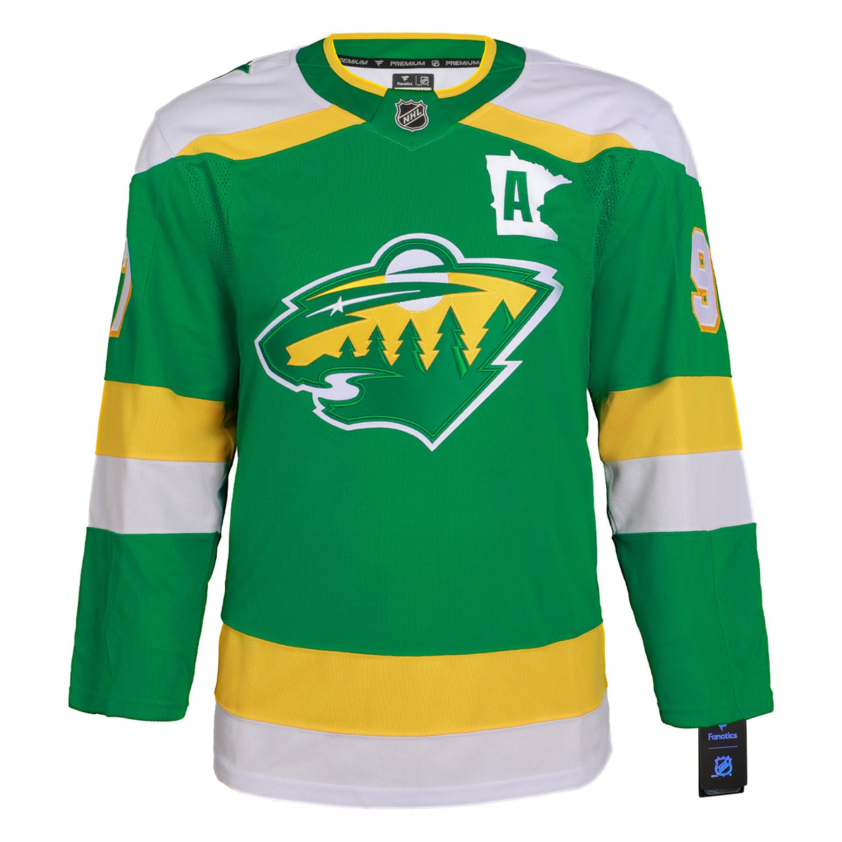 Kirill Kaprizov Signed Minnesota Wild Alternate Fanatics Premium Jersey product image 2, provided for visual reference and