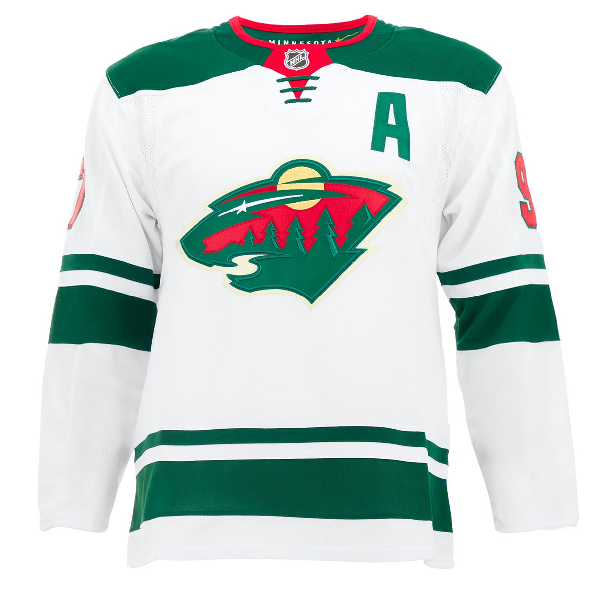 Kirill Kaprizov Signed Minnesota Wild White Fanatics Premium Jersey product image 2, provided for visual reference and