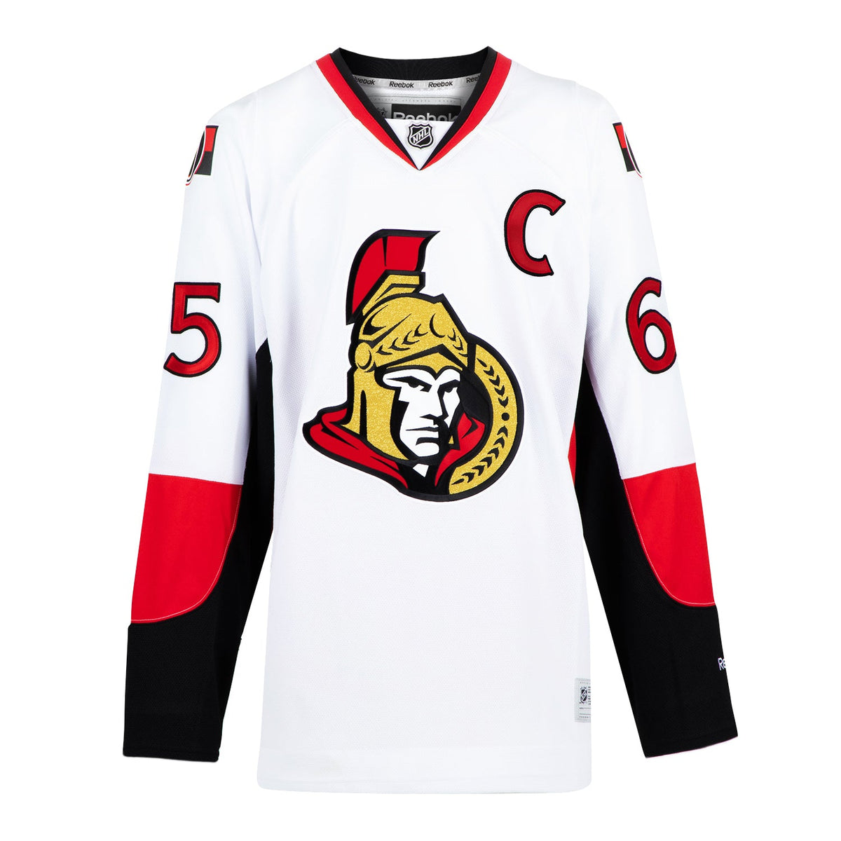 Erik Karlsson Autographed Ottawa Senators Vintage Reebok Jersey product image 2, provided for visual reference and product