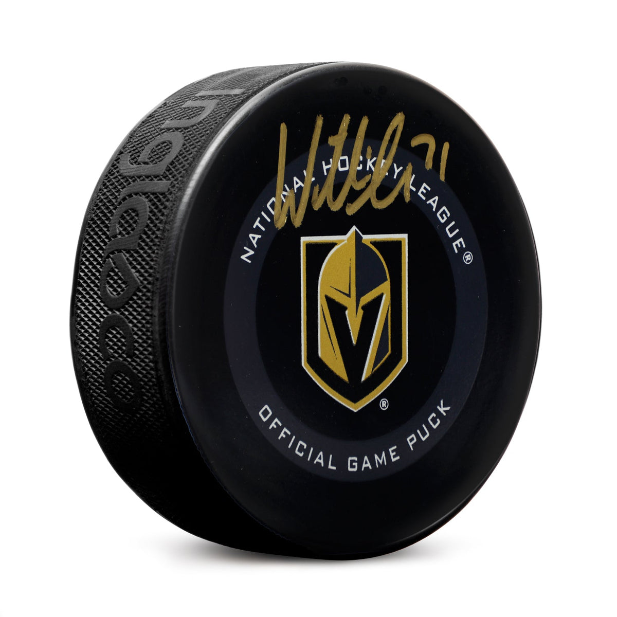 William Karlsson Signed Vegas Golden Knights Official Game Puck product image 1, provided for visual reference and product
