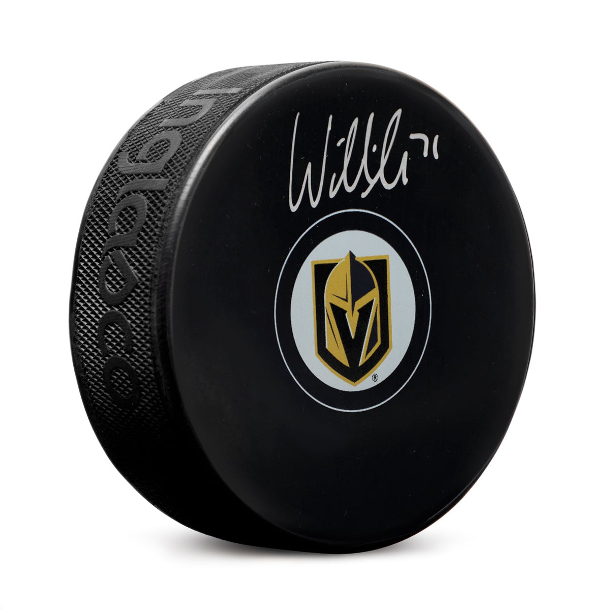 William Karlsson Autographed Vegas Golden Knights Hockey Puck product image 1, provided for visual reference and product