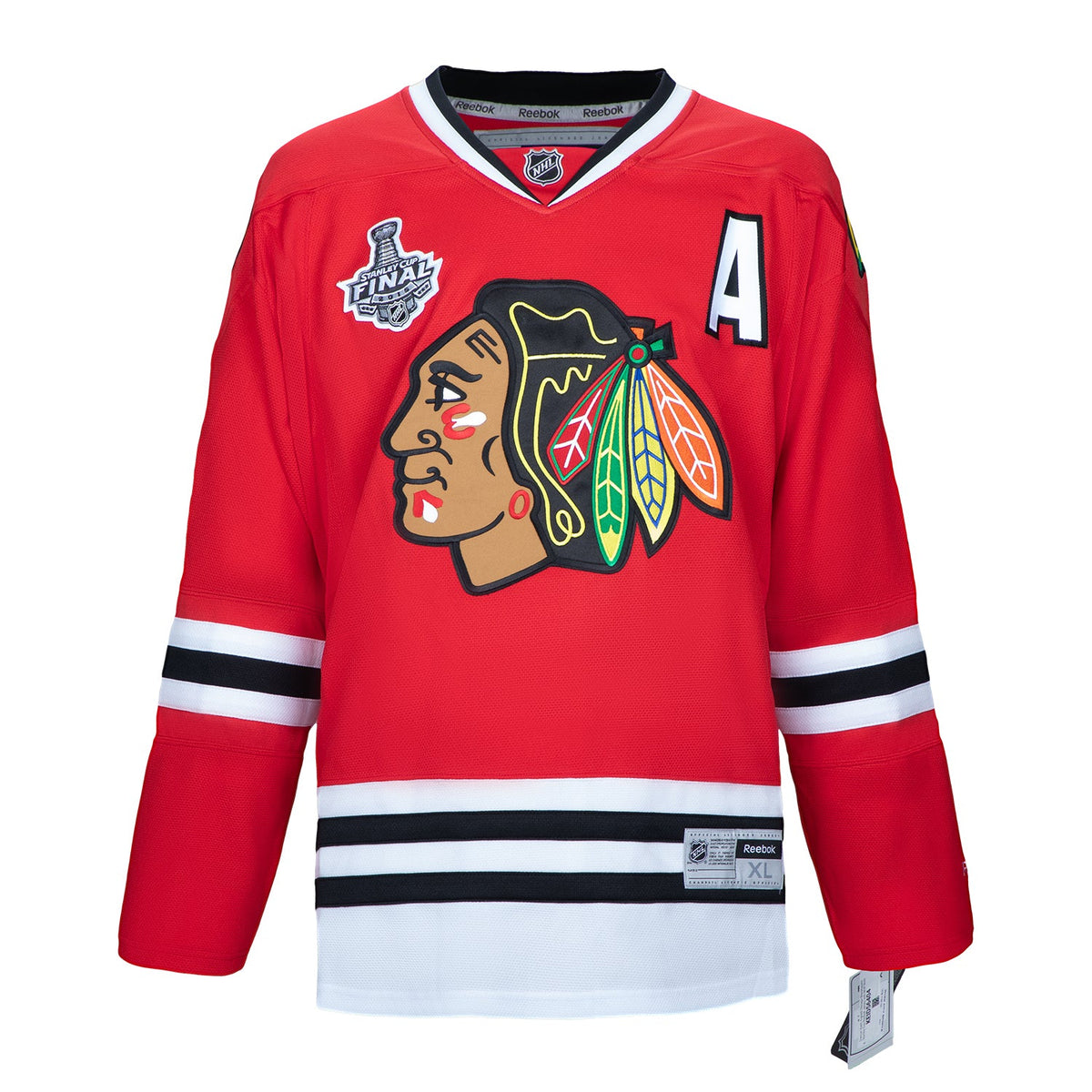 Duncan Keith Signed Chicago Blackhawks Stanley Cup Reebok Jersey with MVP Note product image 2, provided for visual