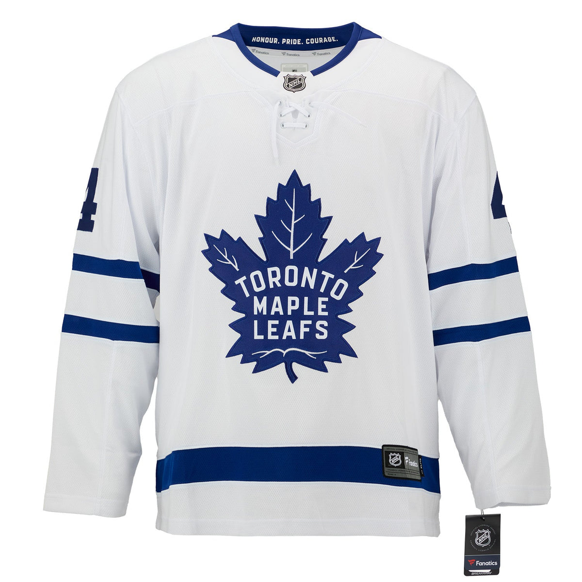 Red Kelly Signed Toronto Maple Leafs White Fanatics Breakaway Jersey product image 2, provided for visual reference and
