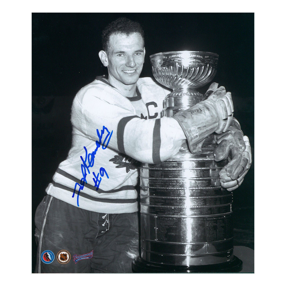 Teeder Kennedy Signed Toronto Maple Leafs 8x10 Photo product image 1, provided for visual reference and product detail review