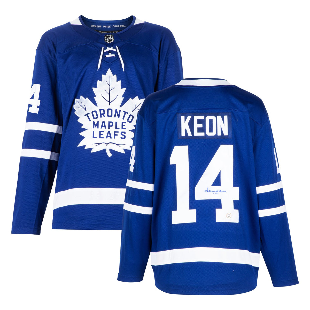Dave Keon Autographed Toronto Maple Leafs Fanatics Breakaway Jersey product image 3, provided for visual reference and