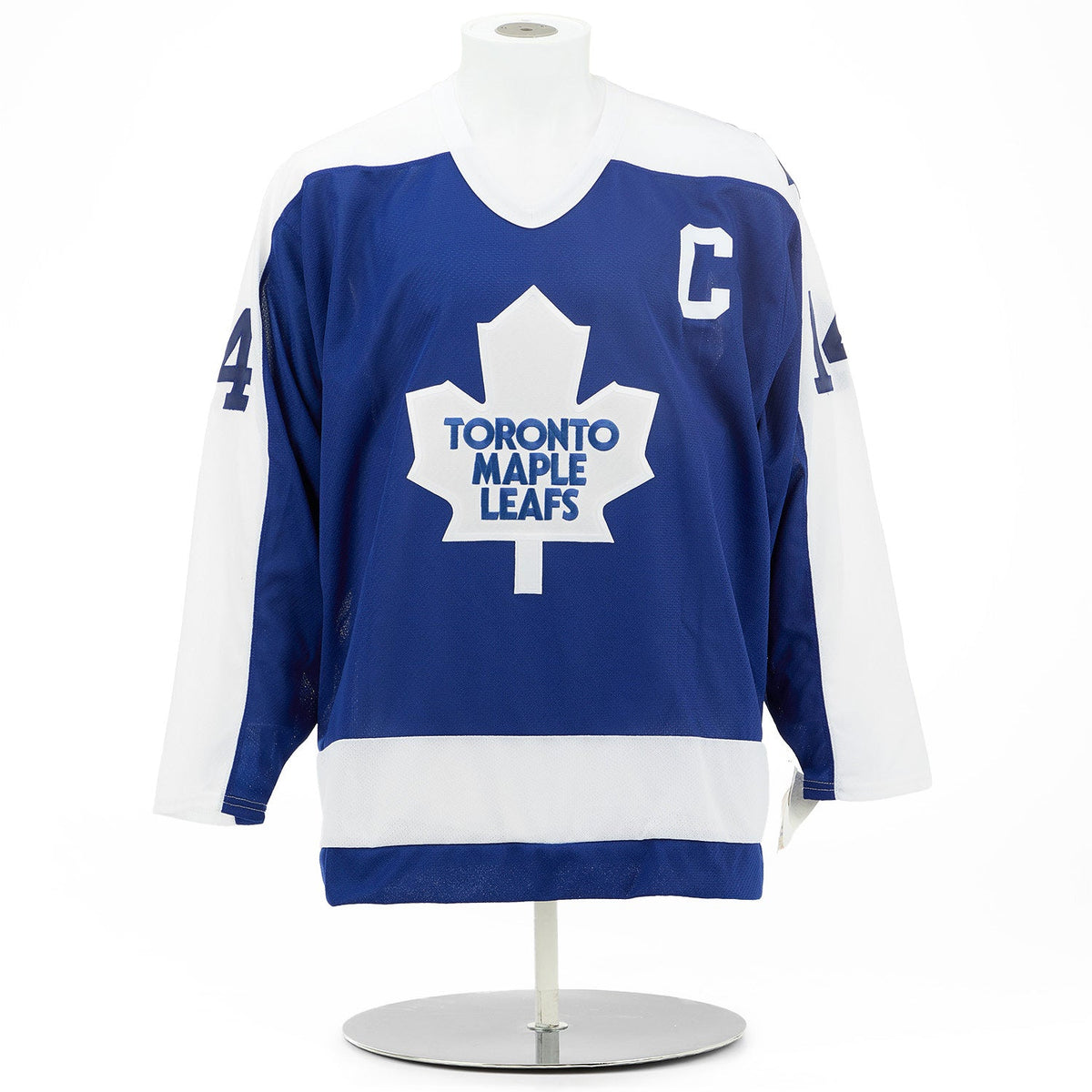 Dave Keon Autographed Toronto Maple Leafs Vintage CCM Jersey product image 2, provided for visual reference and product