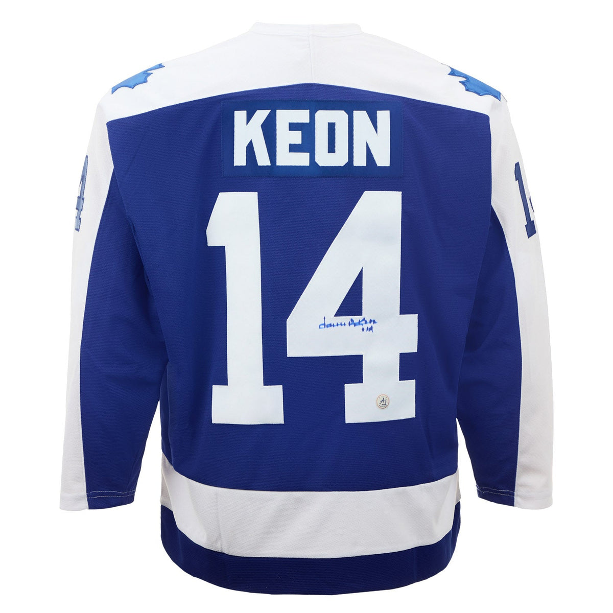 Dave Keon Signed Toronto Maple Leafs Mitchell & Ness Throwback Jersey product image 1, provided for visual reference and