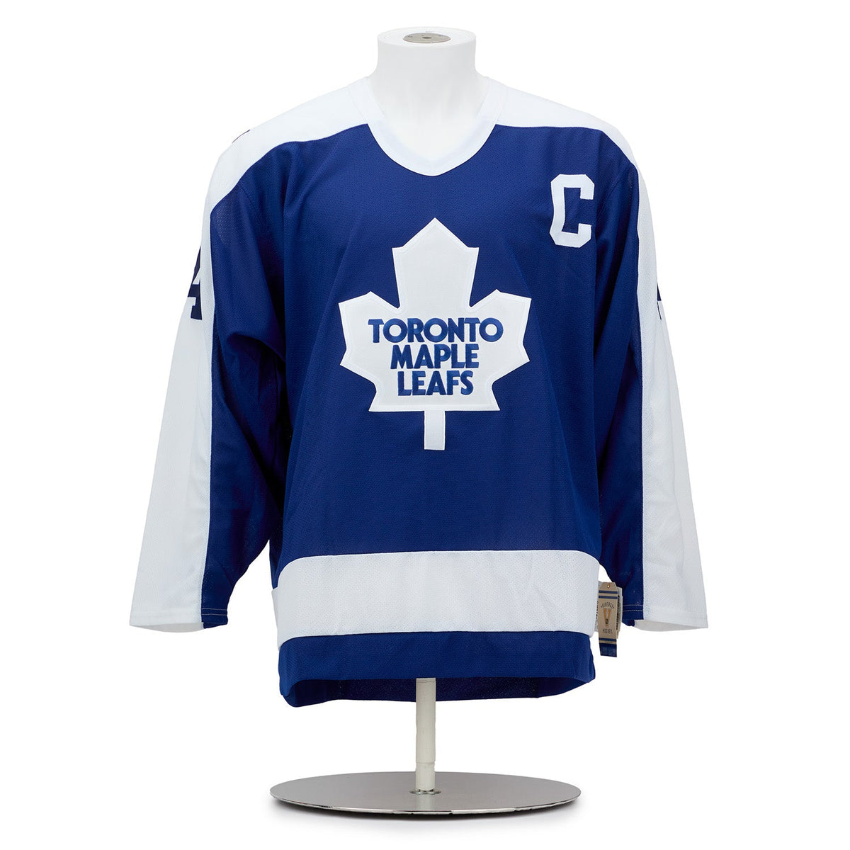 Dave Keon Autographed Toronto Maple Leafs Vintage CCM Jersey product image 2, provided for visual reference and product