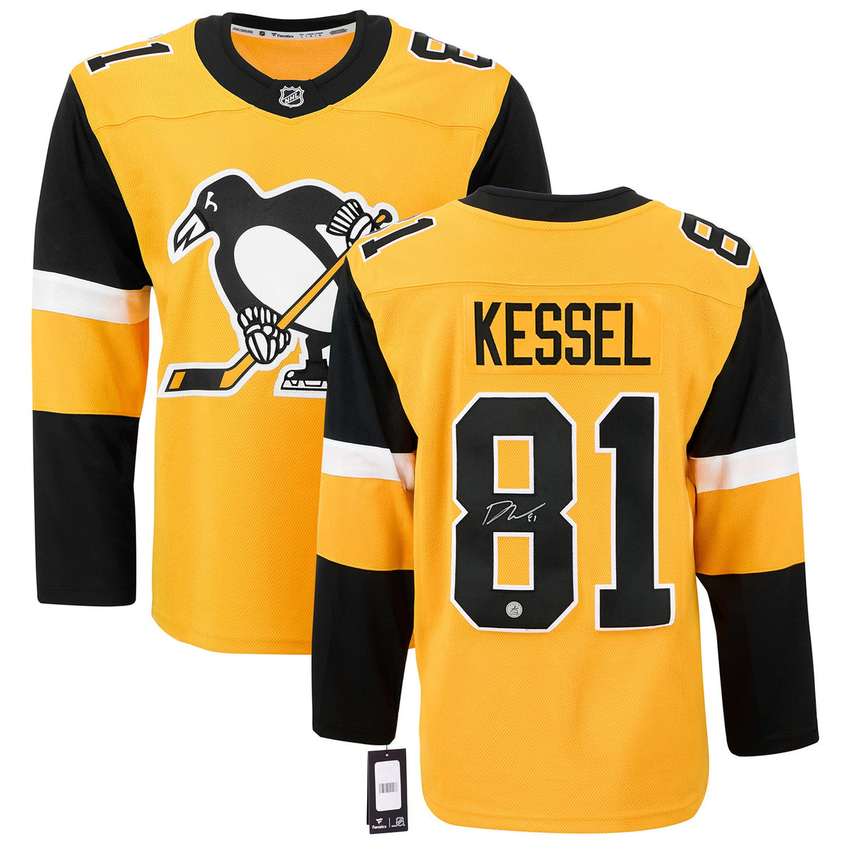 Phil Kessel Signed Pittsburgh Penguins Alternate Fanatics Breakaway Jersey product image 3, provided for visual reference