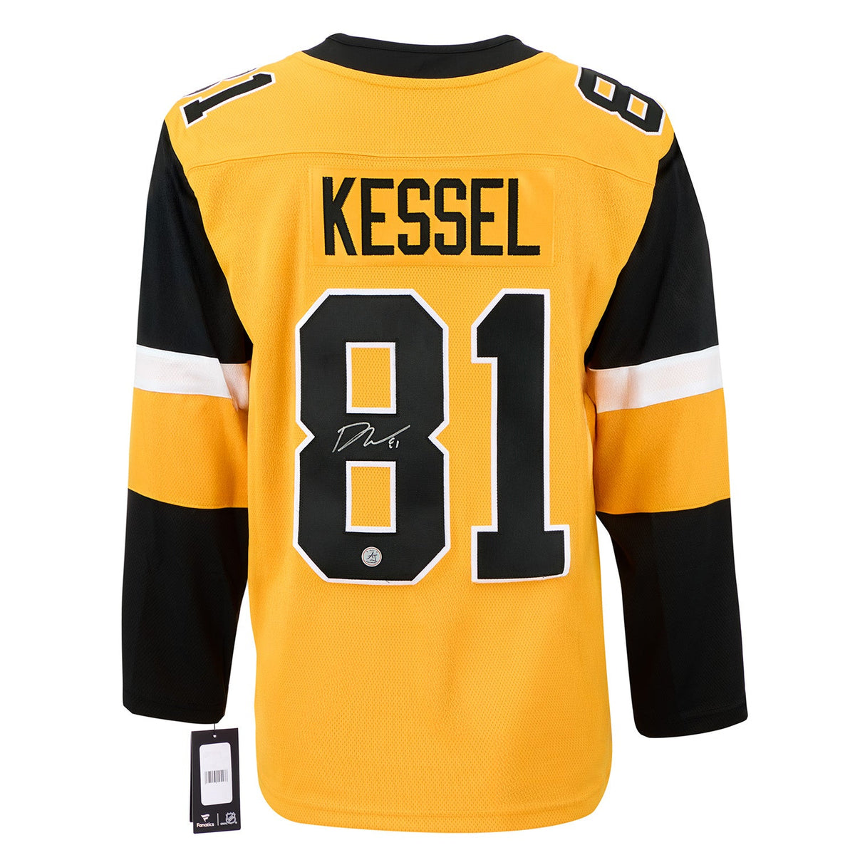 Phil Kessel Signed Pittsburgh Penguins Alternate Fanatics Breakaway Jersey product image 1, provided for visual reference