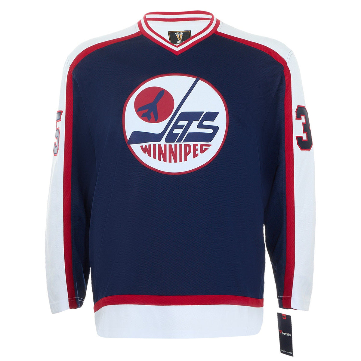 Nikolai Khabibulin Signed Winnipeg Jets Fanatics Throwback Jersey product image 2, provided for visual reference and product