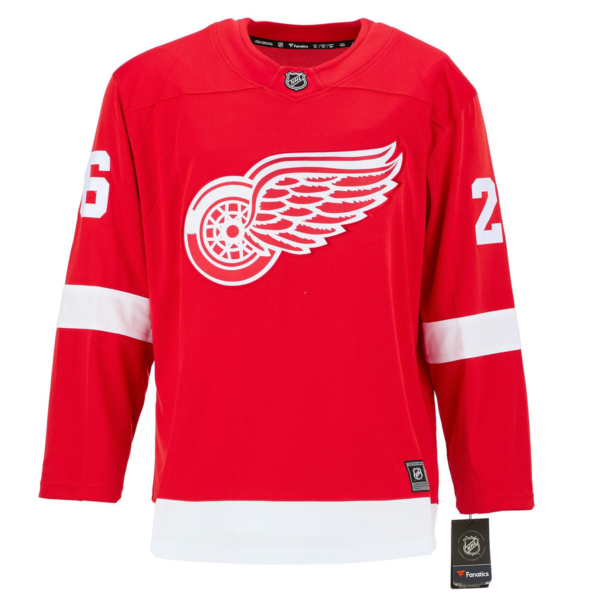 Joey Kocur Signed Detroit Red Wings Fanatics Breakaway Jersey product image 2, provided for visual reference and product
