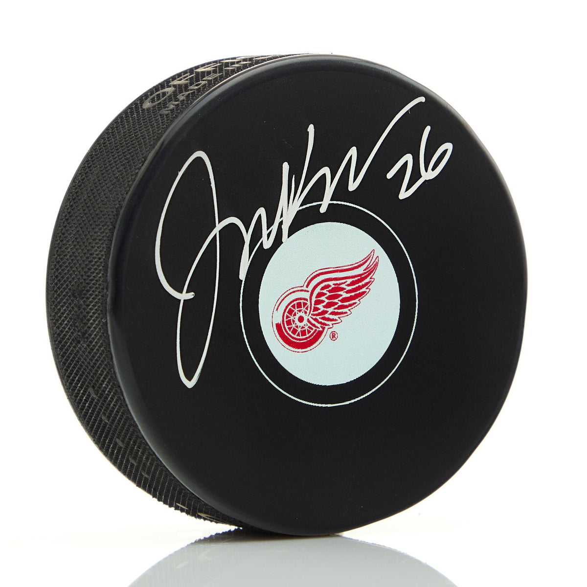 Joey Kocur Autographed Detroit Red Wings Hockey Puck product image 1, provided for visual reference and product detail review
