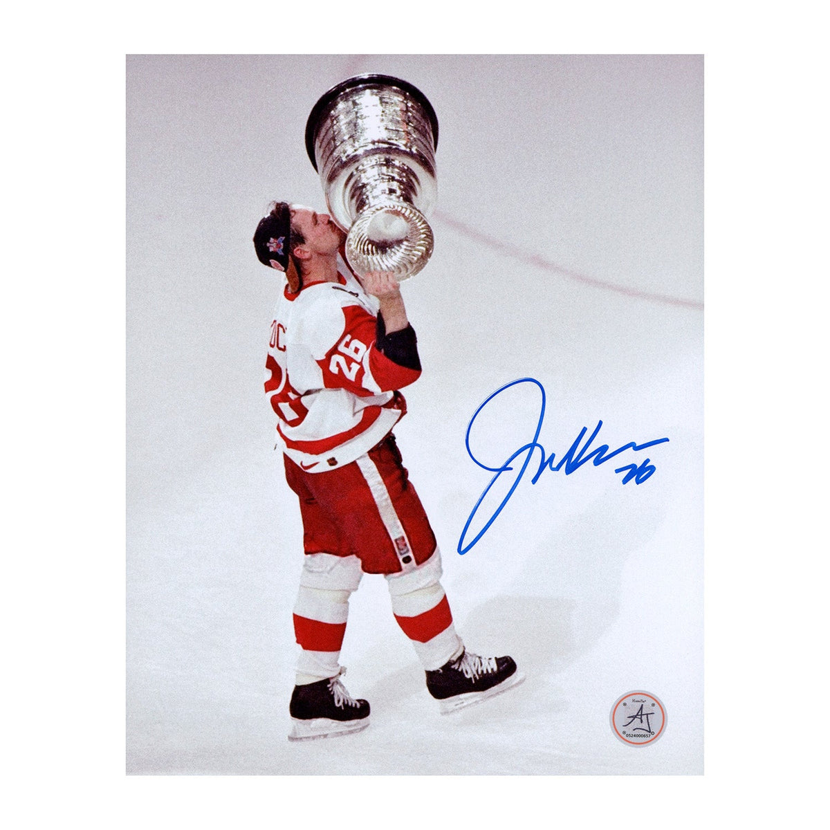 Joey Kocur Autographed Detroit Red Wings 1997 Stanley Cup 8x10 Photo product image 1, provided for visual reference and