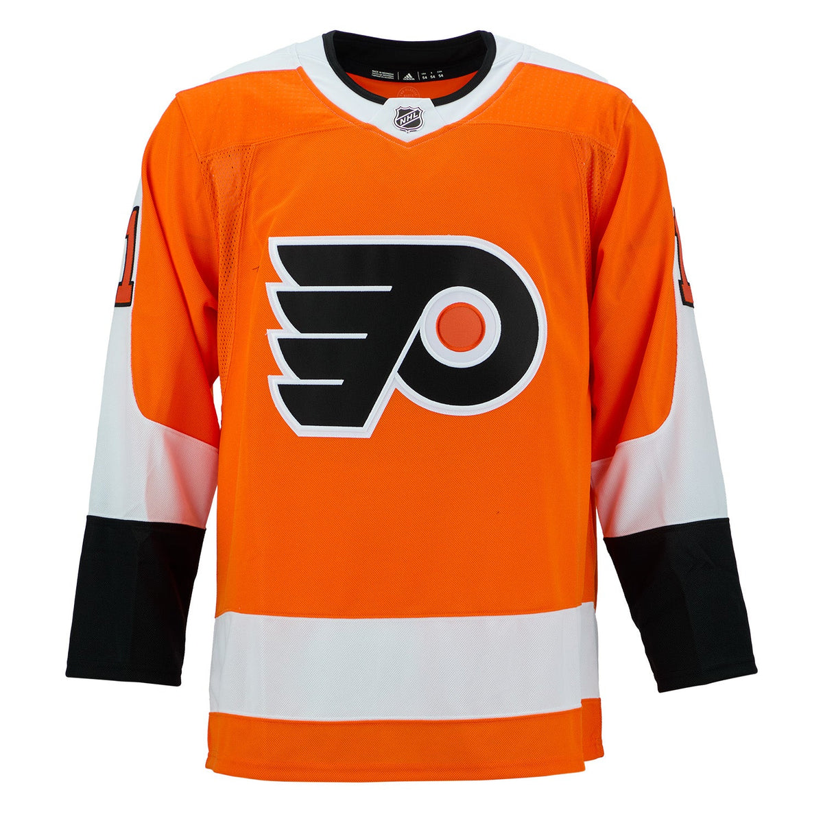 Travis Konecny Autographed Philadelphia Flyers Orange adidas Jersey product image 2, provided for visual reference and