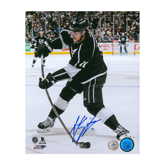 Anze Kopitar Autographed Los Angeles Kings Shooting 8x10 Photo product image 1, provided for visual reference and product