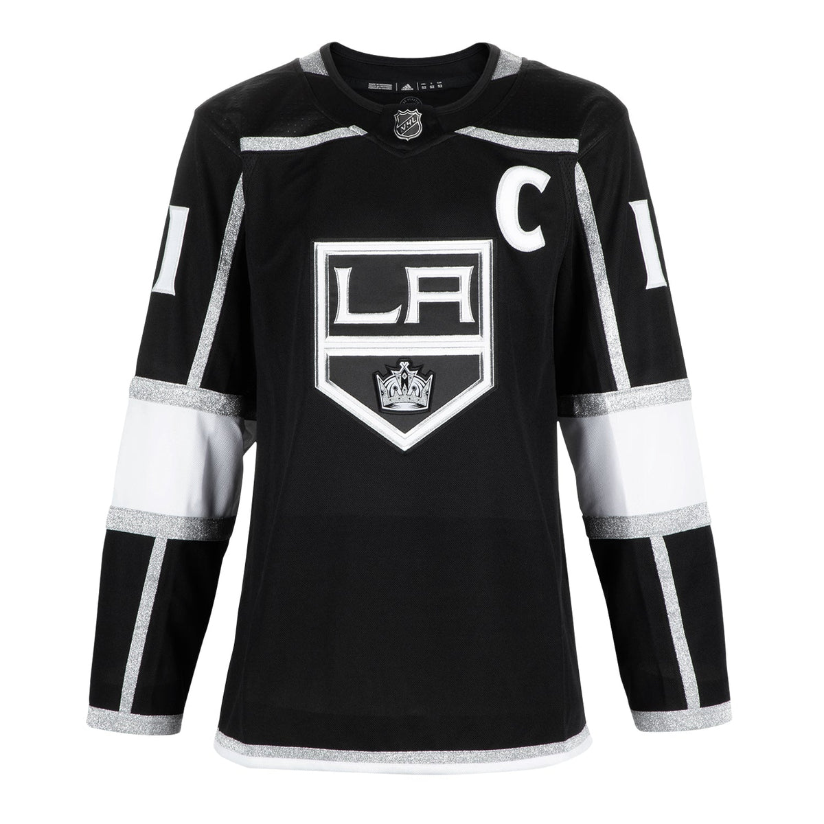 Anze Kopitar Autographed Los Angeles Kings Black adidas Jersey product image 2, provided for visual reference and product