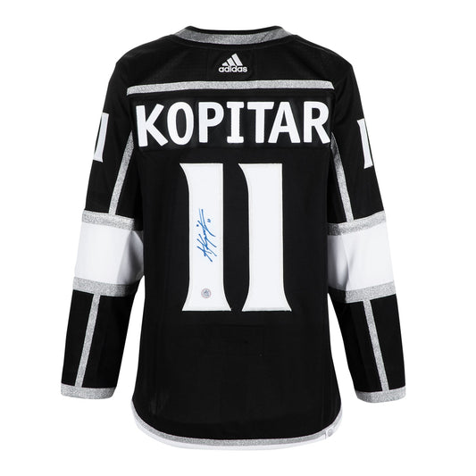 Anze Kopitar Autographed Los Angeles Kings Black adidas Jersey product image 1, provided for visual reference and product