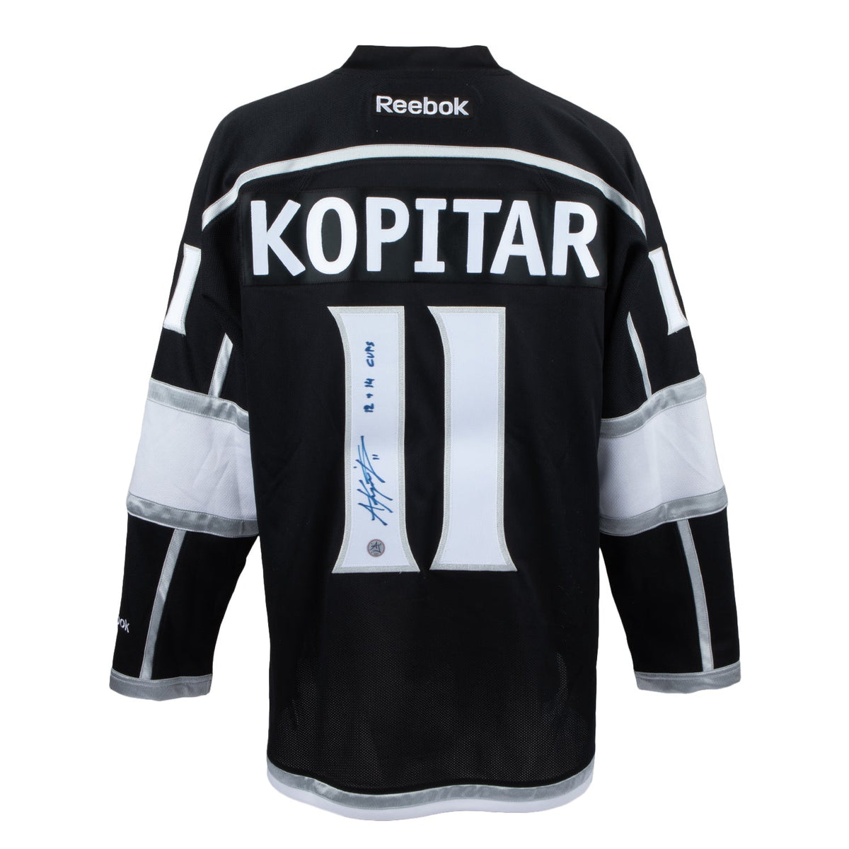 Anze Kopitar Signed Los Angeles Kings Vintage Stanley Cup Reebok Jersey product image 1, provided for visual reference and