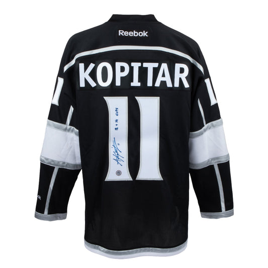 Anze Kopitar Signed Los Angeles Kings Vintage Stanley Cup Reebok Jersey product image 1, provided for visual reference and