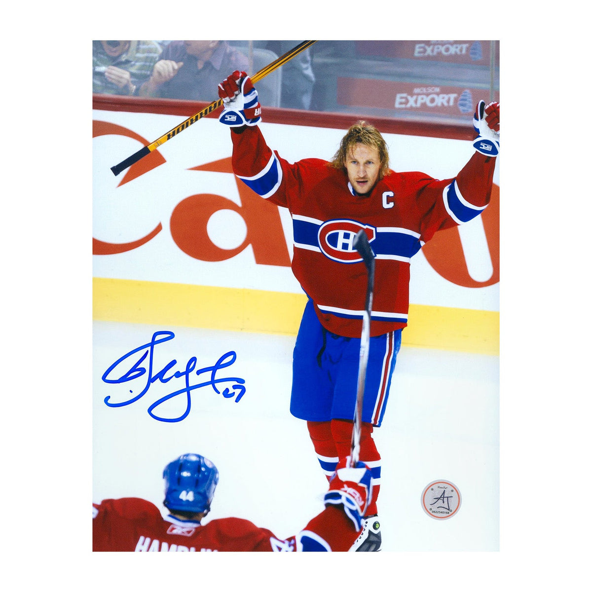 Alexei Kovalev Autographed Montreal Canadiens Goal Celebration 8x10 Photo product image 1, provided for visual reference and