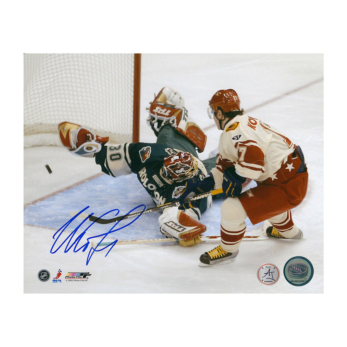 Ilya Kovalchuk Autographed NHL All-Star 8x10 Photo product image 1, provided for visual reference and product detail review