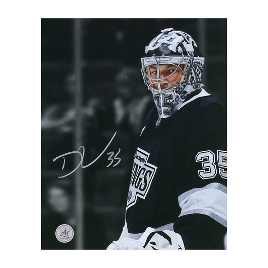 Darcy Kuemper Signed Los Angeles Kings Goalie Mask Profile 8x10 Photo product image 1, provided for visual reference and