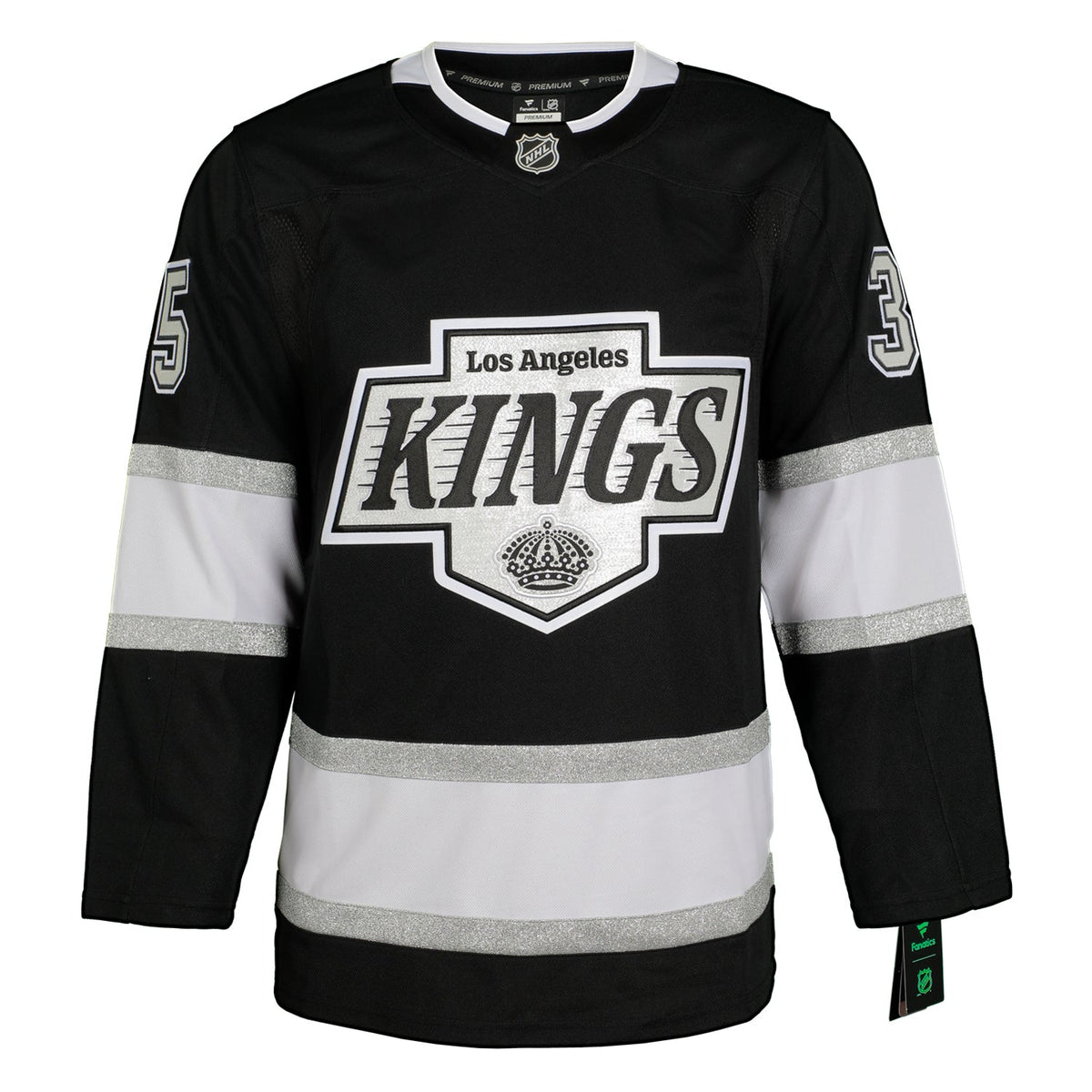 Darcy Kuemper Signed Los Angeles Kings Fanatics Premium Jersey product image 2, provided for visual reference and product