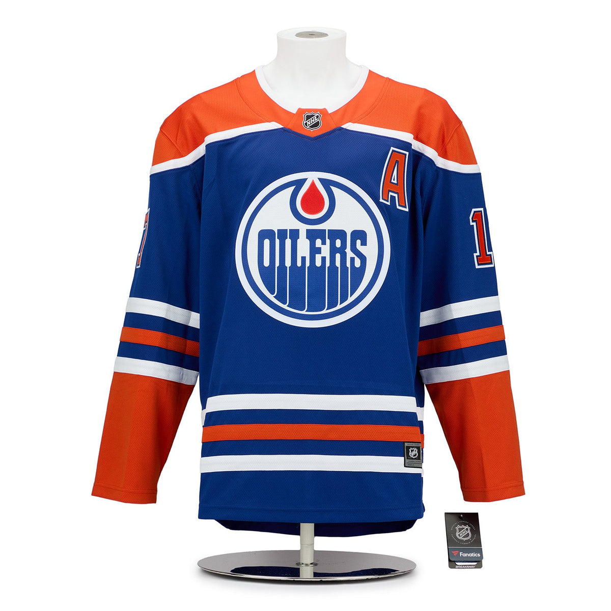 Jari Kurri Autographed Edmonton Oilers Impressionist Art Jersey #1/17 product image 2, provided for visual reference and