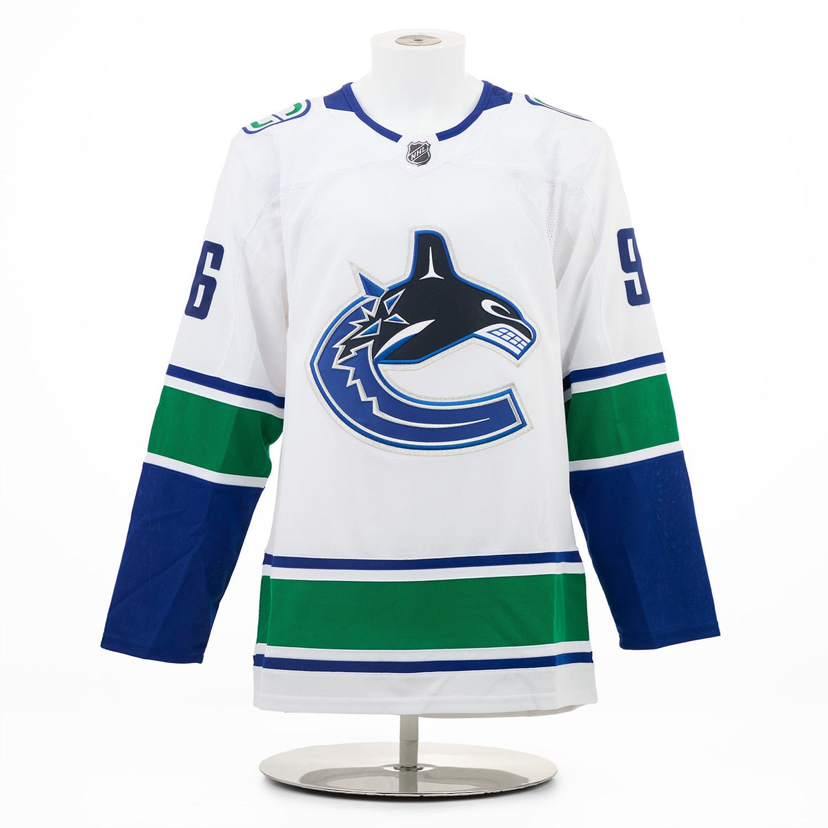 Andrei Kuzmenko Vancouver Canucks Signed & Dated 1st Goal adidas Jersey product image 2, provided for visual reference and