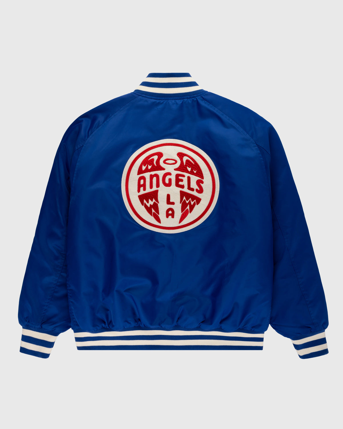Los Angeles Angels (PCL) Satin Varsity Jacket product image 2, provided for visual reference and product detail review