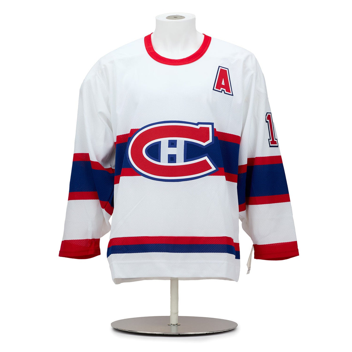 Elmer Lach Signed & Inscribed Montreal Canadiens Vintage CCM Jersey product image 2, provided for visual reference and