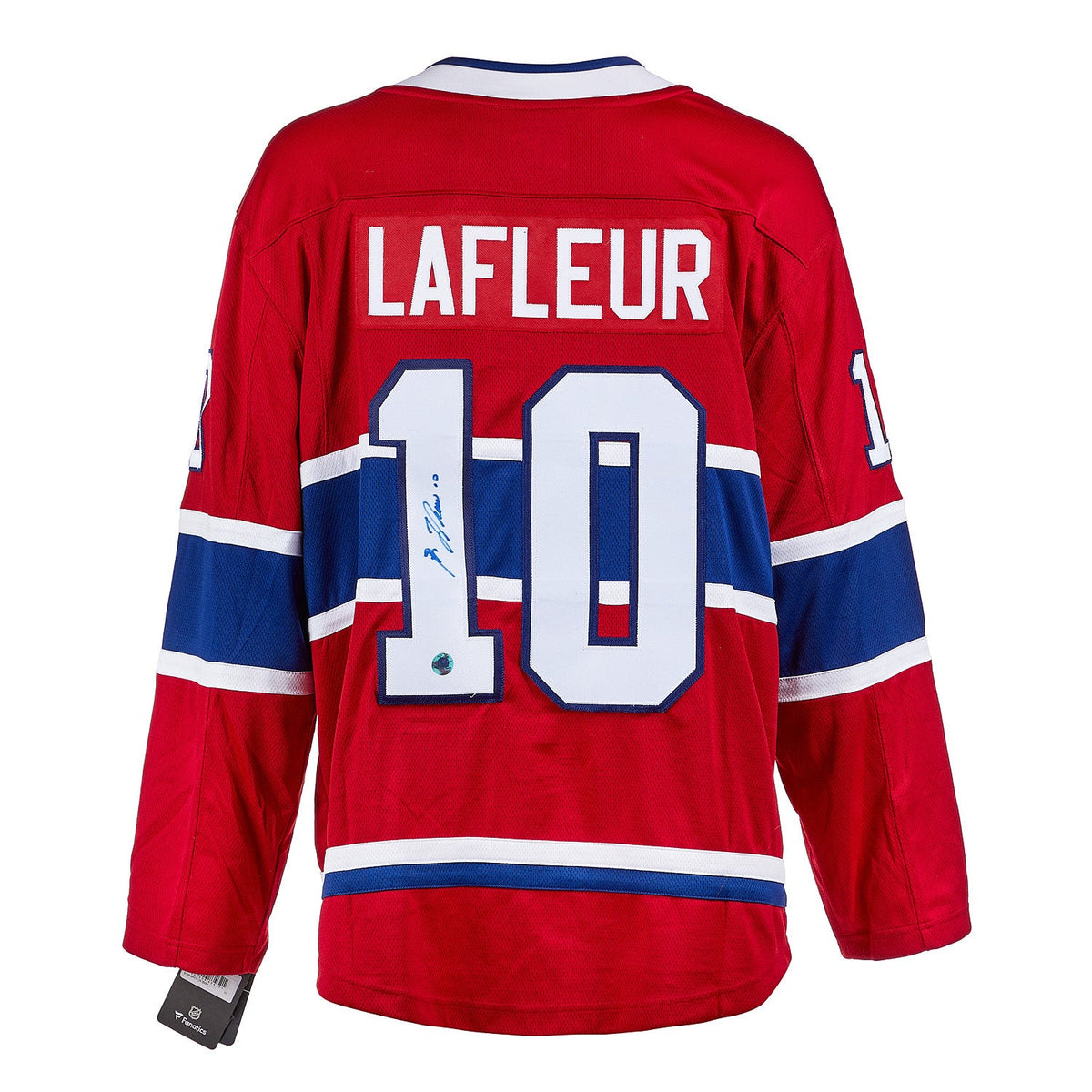 Guy Lafleur Autographed Montreal Canadiens Fanatics Breakaway Jersey product image 1, provided for visual reference and