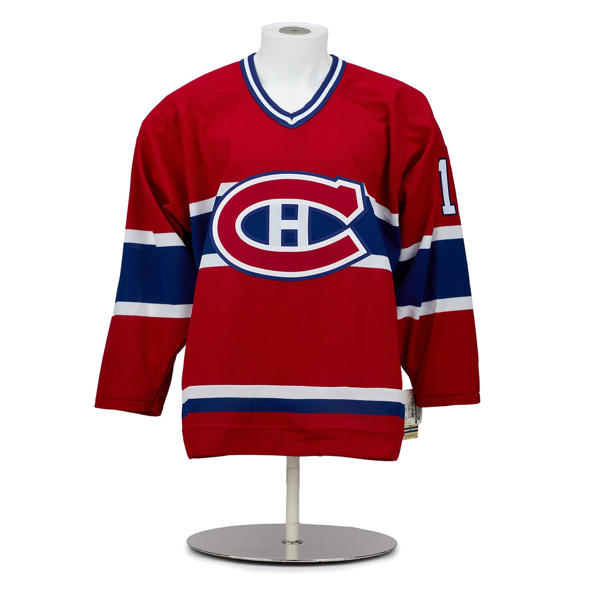 Guy Lafleur Autographed Montreal Canadiens Vintage CCM Jersey product image 2, provided for visual reference and product